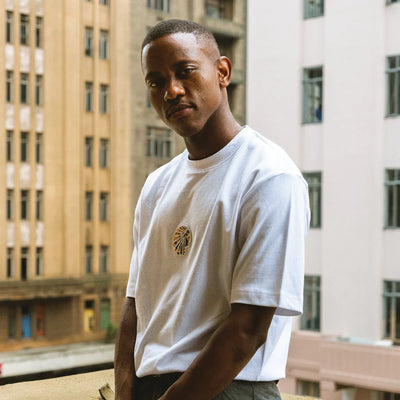 Kaizer Chiefs Pop Art Badge Boxy Tee- White