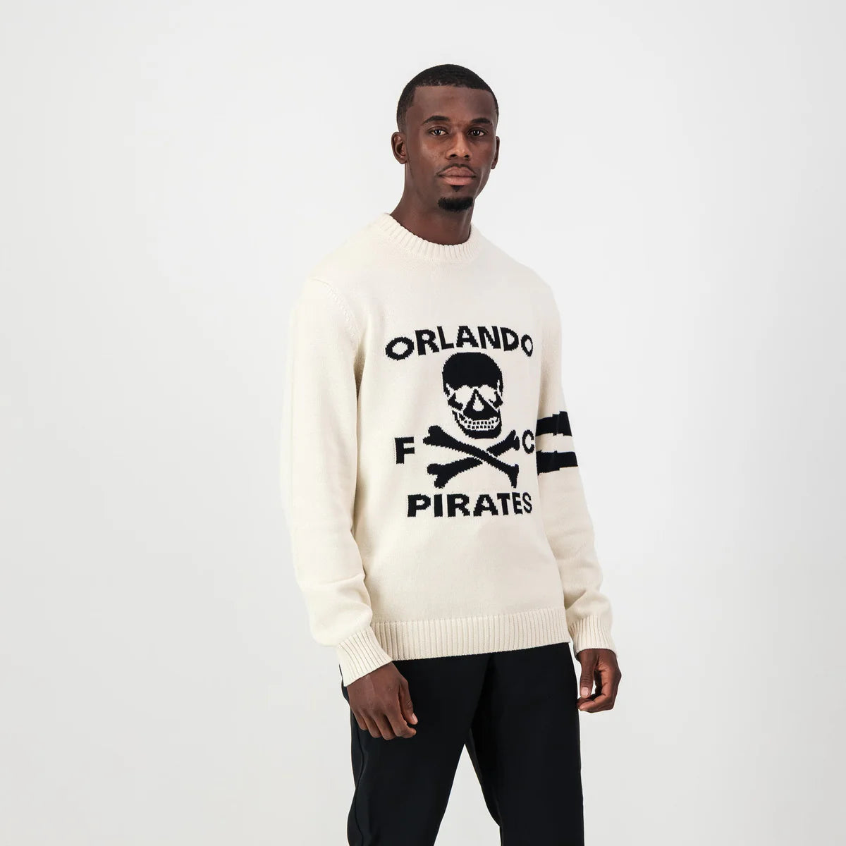 Orlando Pirates Xbone Crew Knit LS Jersey-Ivory