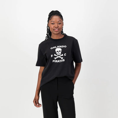 Orlando Pirates Graphic Regular Crew Tee-Black