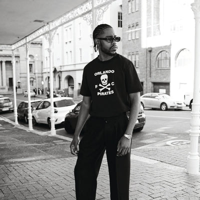 Orlando Pirates Graphic Regular Crew Tee-Black