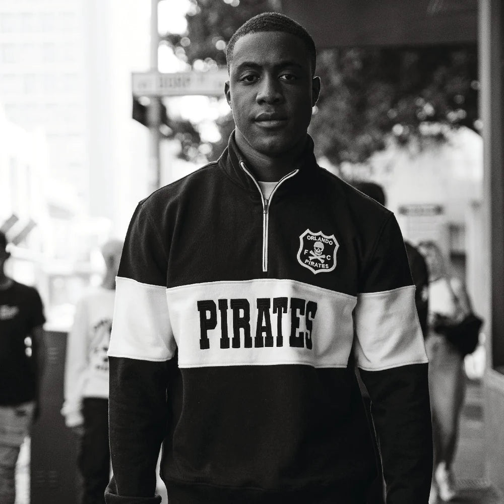 Orlando Pirates Quarter Zip Sweat-Black