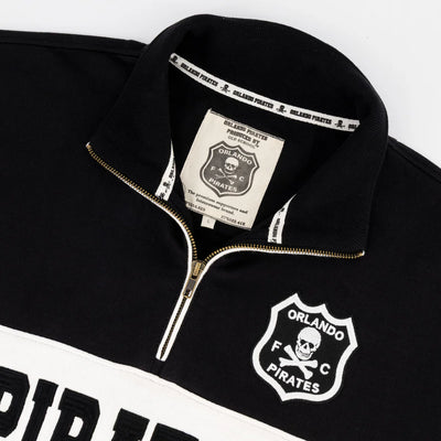 Orlando Pirates Quarter Zip Sweat-Black