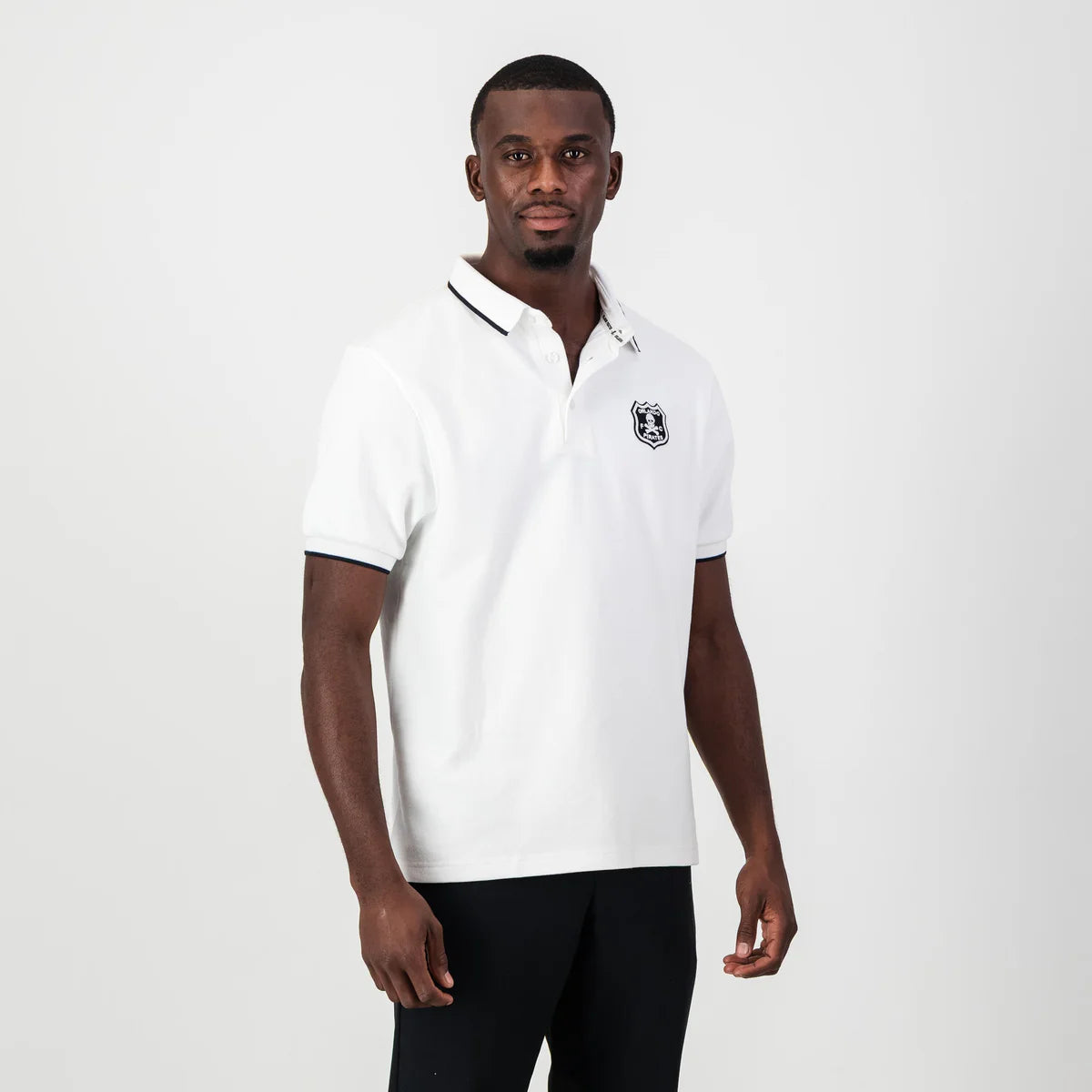 Orlando Pirates Tipped Polo-White