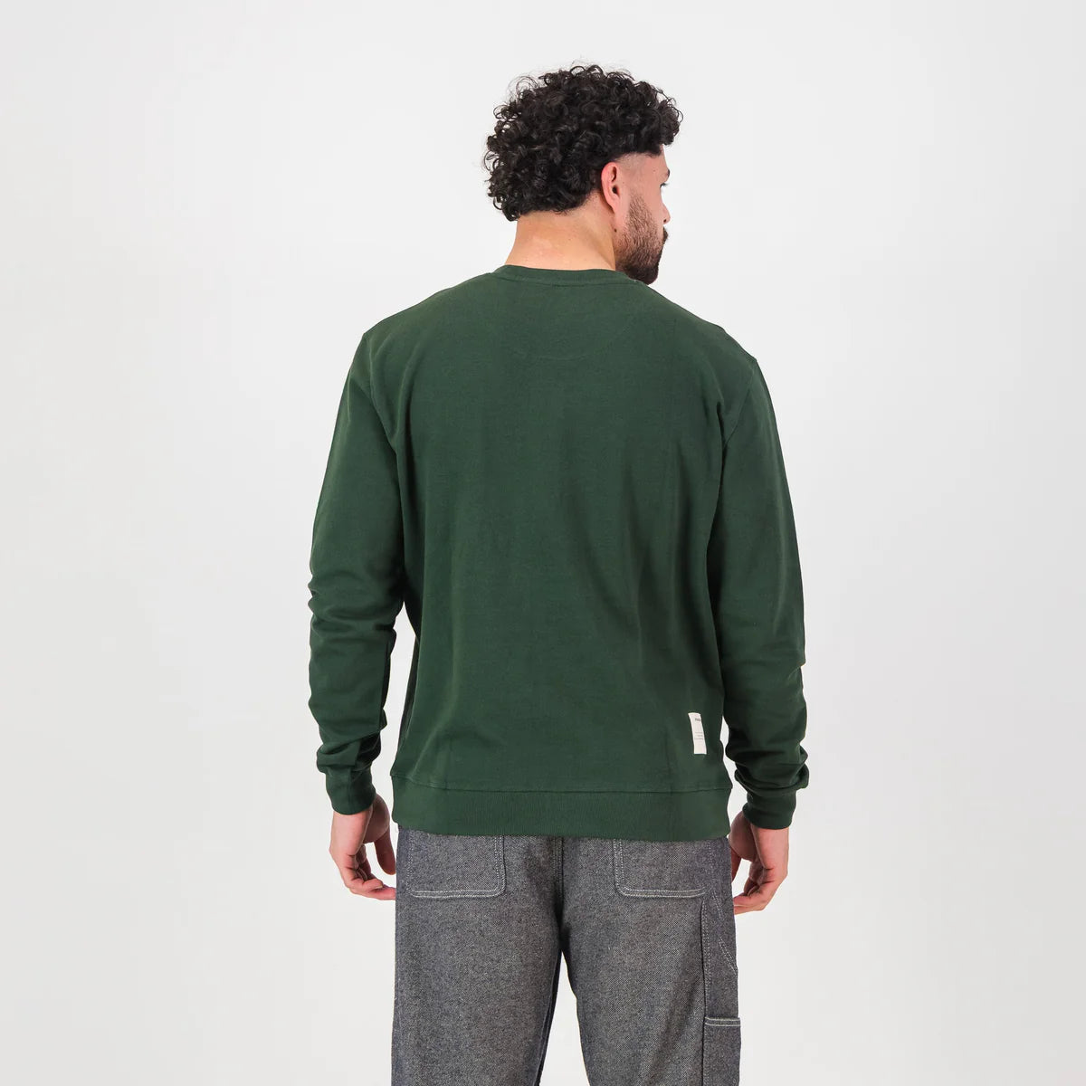 Springboks Nat Badge Crew Neck Sweat-OS Green