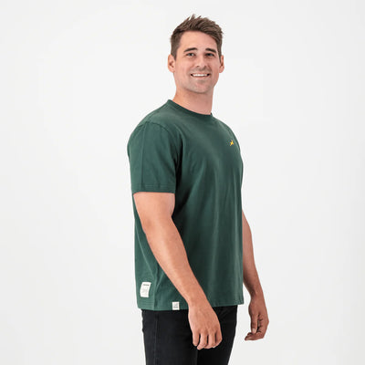 Springboks Sml Bok HS Regular Crew Tee-OS Green