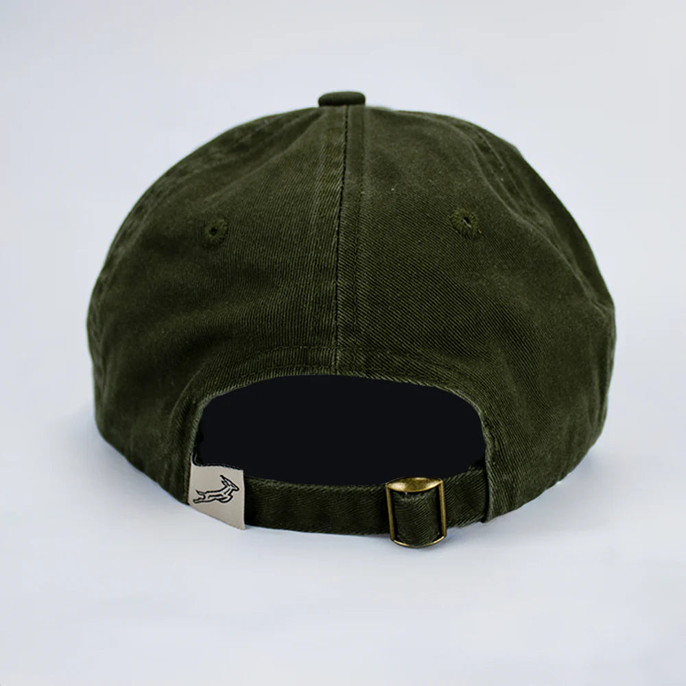 Springboks Triple Bok Dad Cap-Military Olive