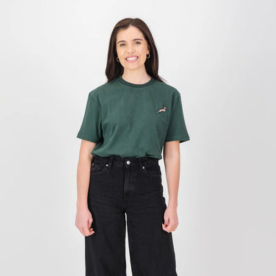 Springboks LC EMB Regular Crew Tee - OS Green