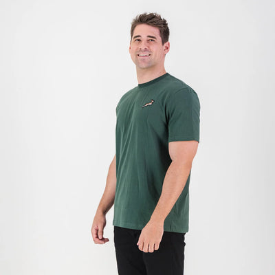 Springboks LC EMB Regular Crew Tee - OS Green