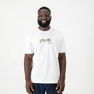 Springboks Graffiti Regular Crew Tee-White