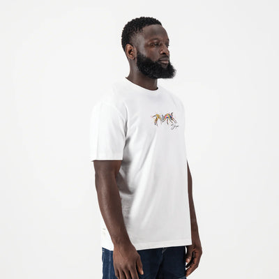 Springboks Graffiti Regular Crew Tee-White