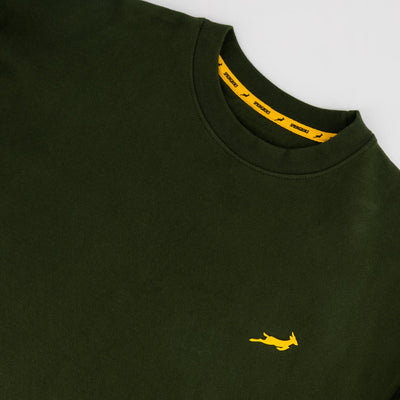 Springboks HS Small logo Crew Sweat - Military Olive