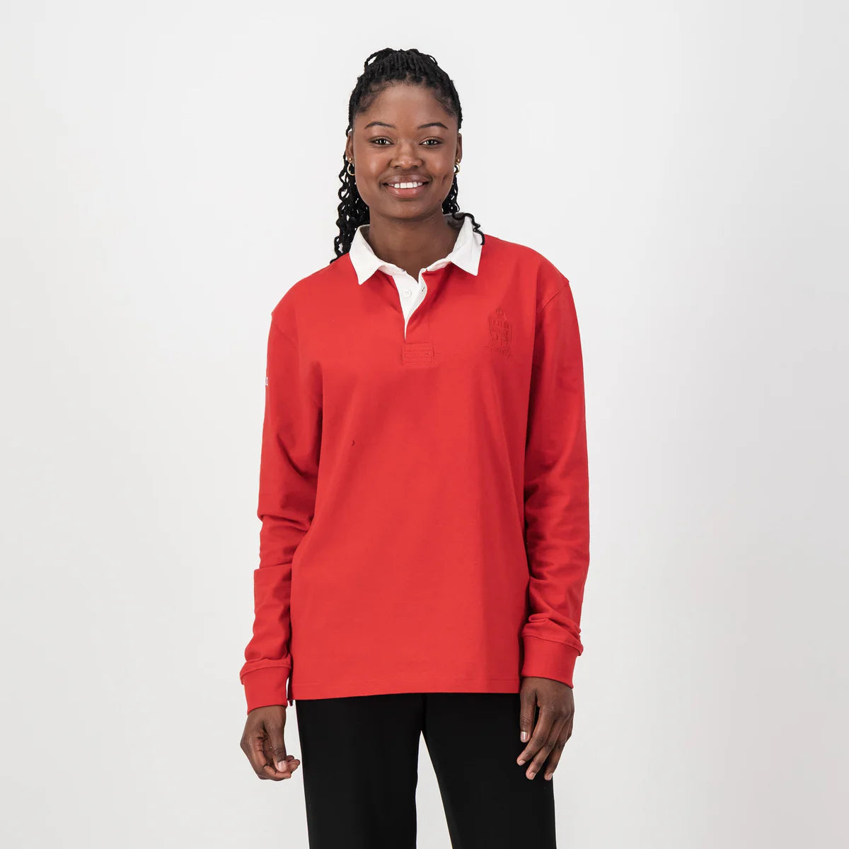 Schools KES LS Rugby Jersey-True Red