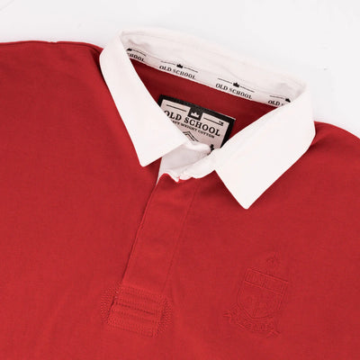 Schools KES LS Rugby Jersey-True Red