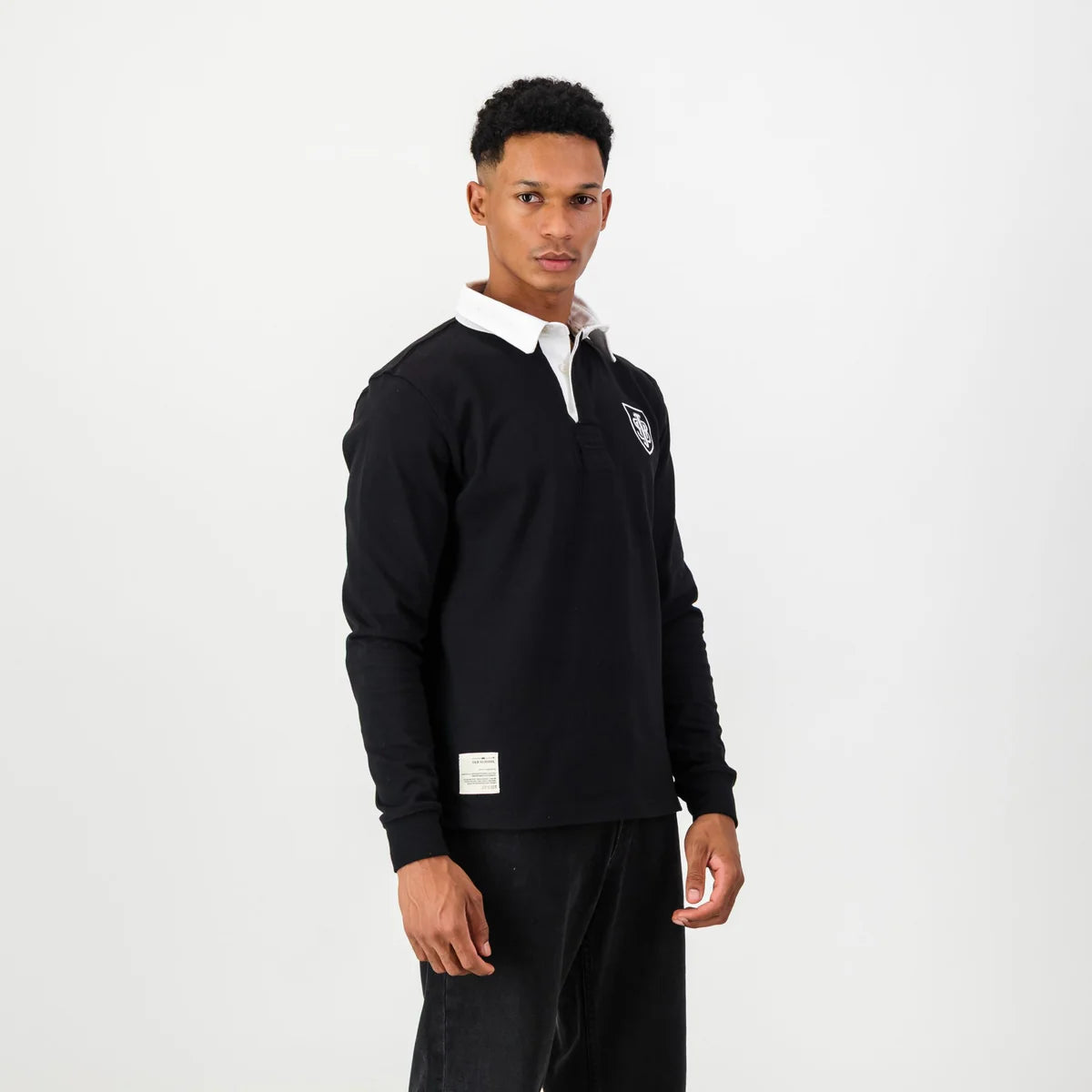 Schools Jeppe LS Rugby Jersey-Black