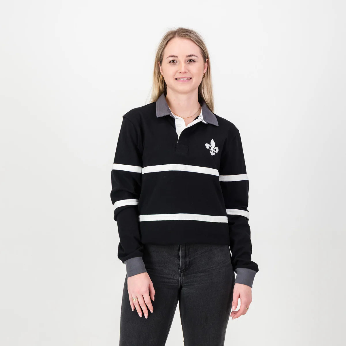 Schools Hilton College LS Rugby Jersey-Black