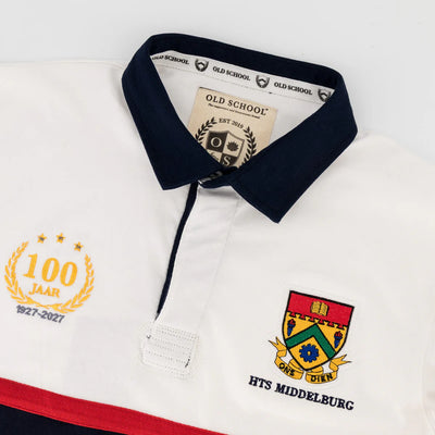 Schools HTS Middelburg LS Rugby Jersey-White