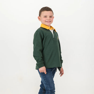 SA Supporters Kids LS Rugby Jersey-OS Green