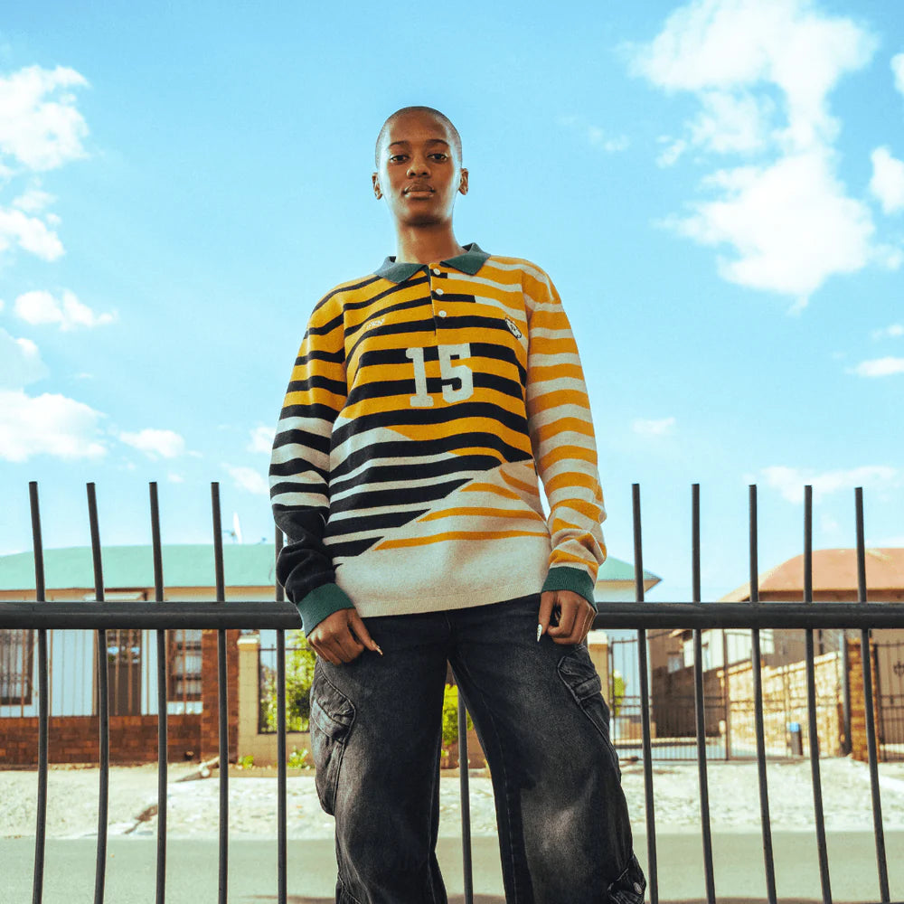 Doctor Khumalo LS Knitted Jersey-Ivory