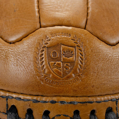 Old School Light Brown Soccer Ball