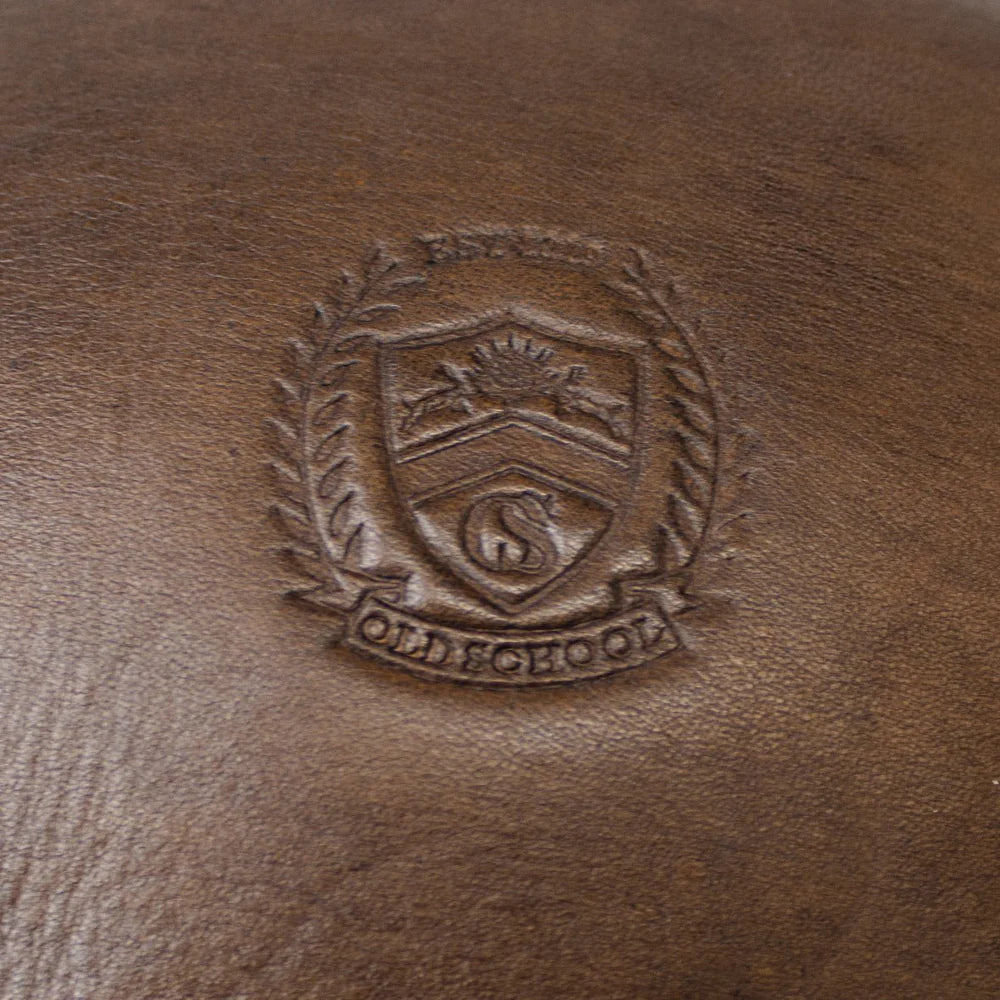 Old School Rugby Ball-Dark Brown