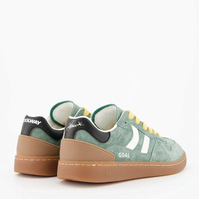 Stillknocks X Coolway X Old School Sneaker-Forest Green