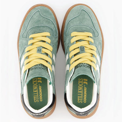 Stillknocks X Coolway X Old School Sneaker-Forest Green