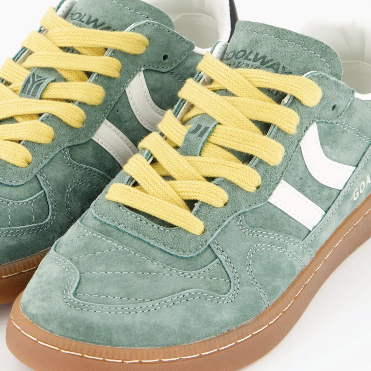 Stillknocks X Coolway X Old School Sneaker-Forest Green