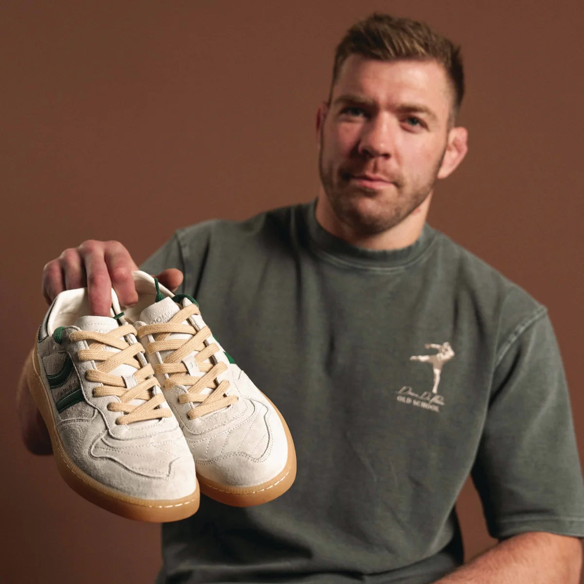 Stillknocks X Coolway X Old School Sneaker-Ivory