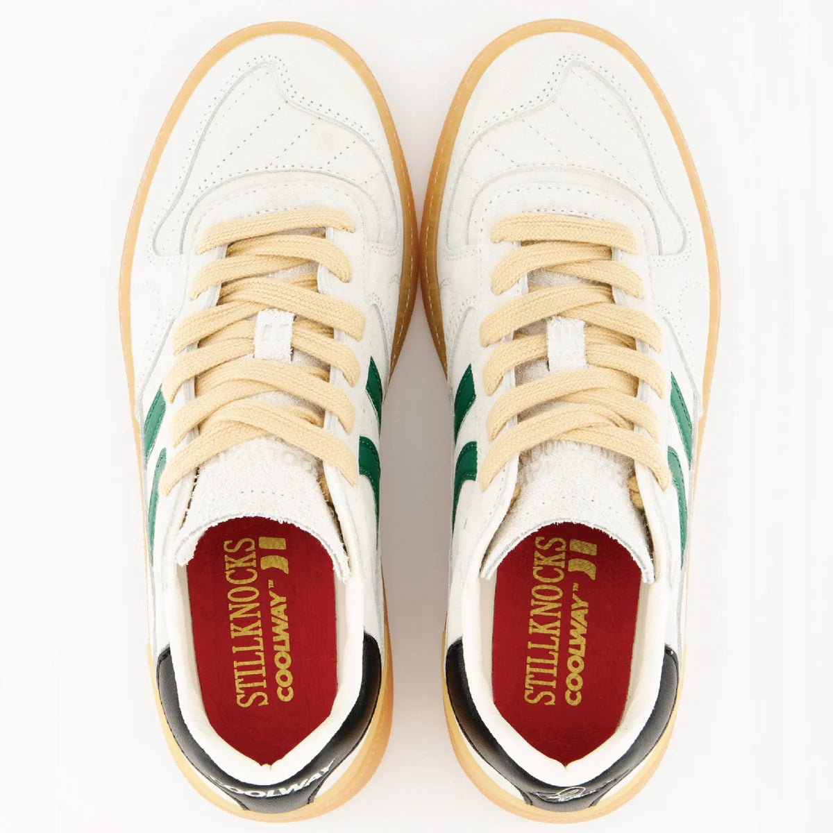 Stillknocks X Coolway X Old School Sneaker-Ivory