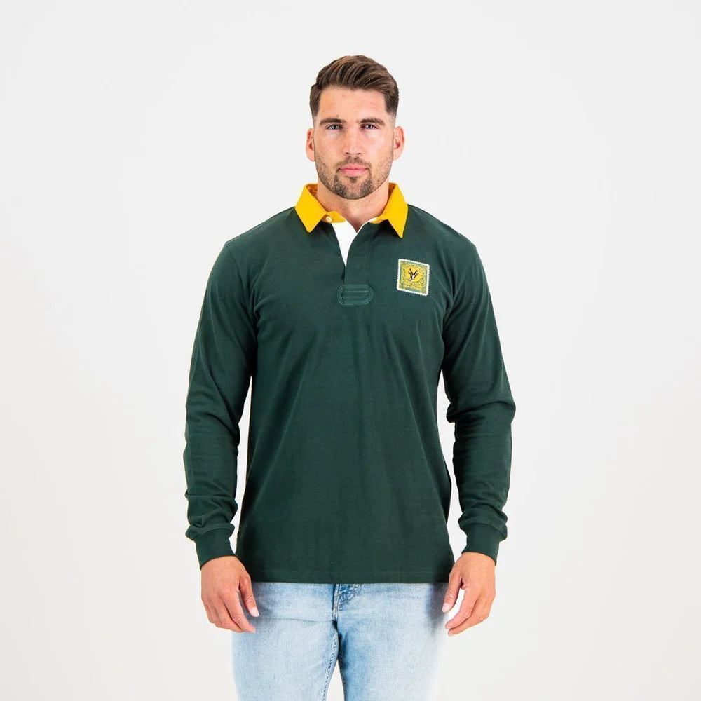 SA Supporters Classic LS Rugby Jersey-OS Green