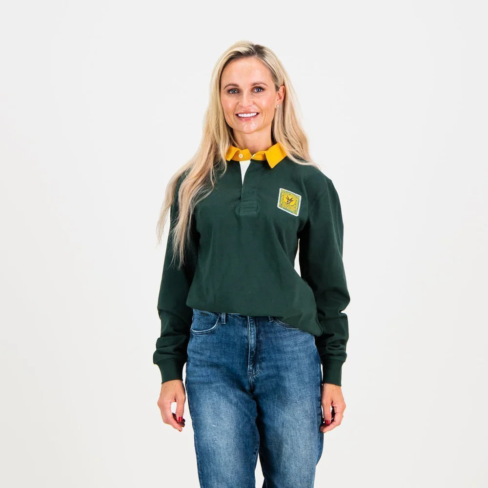 SA Supporters Classic LS Rugby Jersey-OS Green