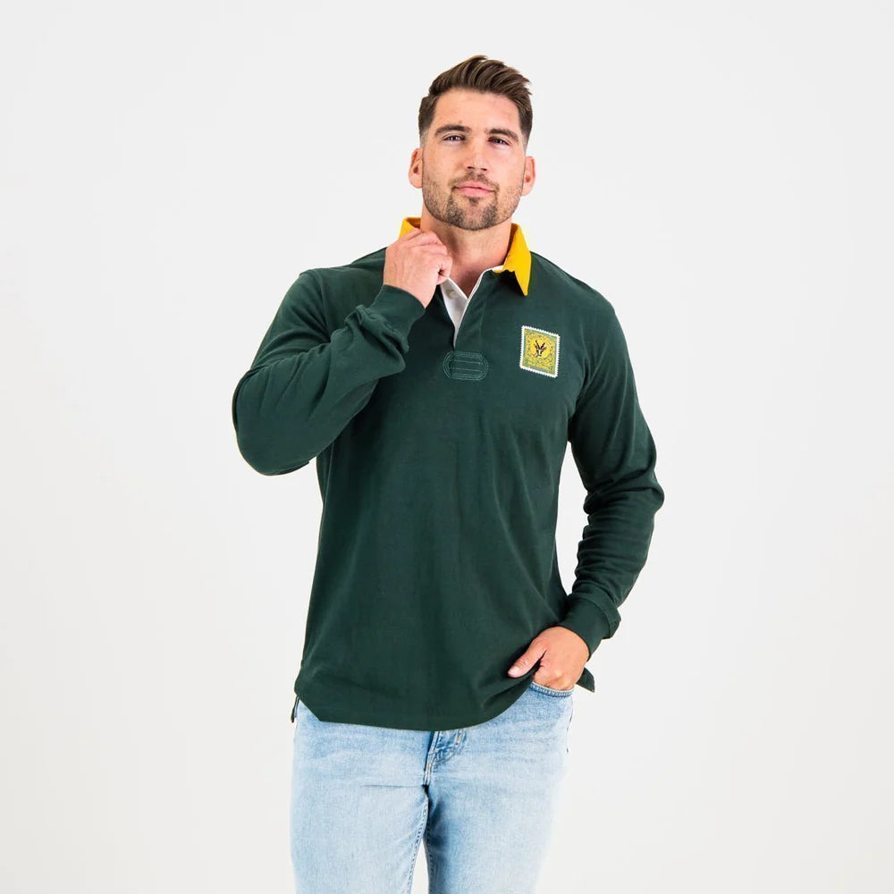 SA Supporters Classic LS Rugby Jersey-OS Green