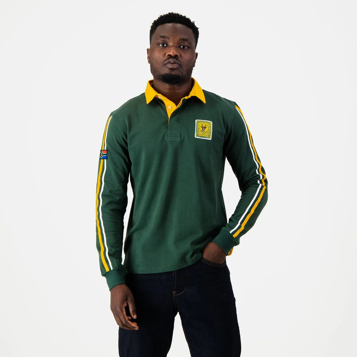 SA Supporters United LS Rugby Jersey-OS Green
