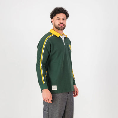 SA Supporters Styled LS Rugby Jersey -OS Green