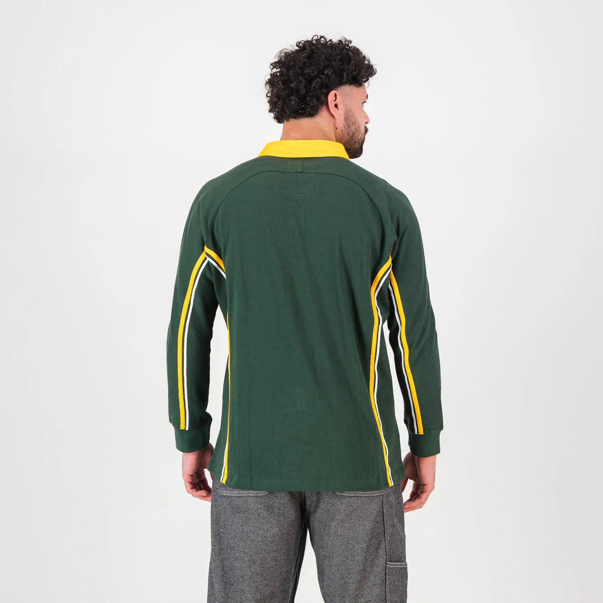SA Supporters Styled LS Rugby Jersey -OS Green